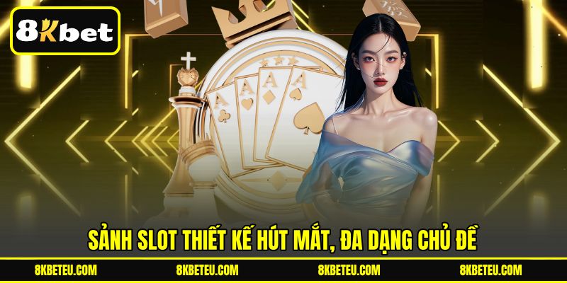 Sảnh slot thiết kế hút mắt, đa dạng chủ đề